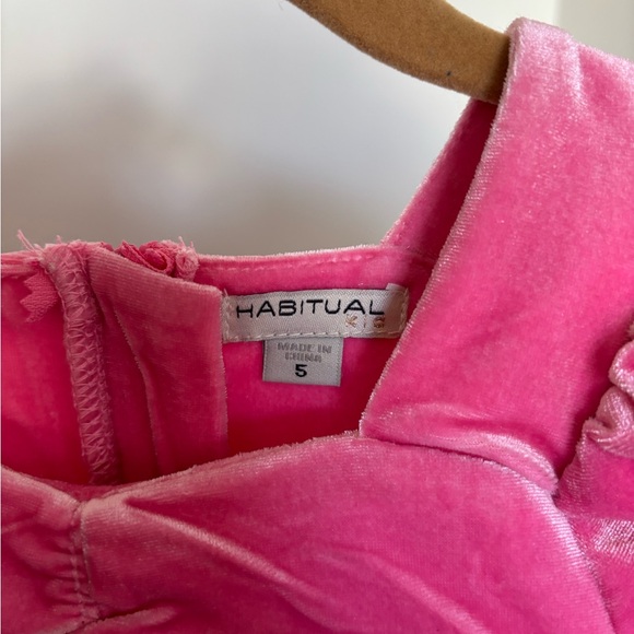 Habitual Kid velour princess dress sz 5 - Picture 2 of 4